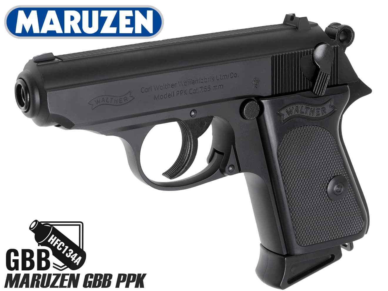 楽天市場】マルゼン PPK ブローバック ブラック◇ガン本体 GBB