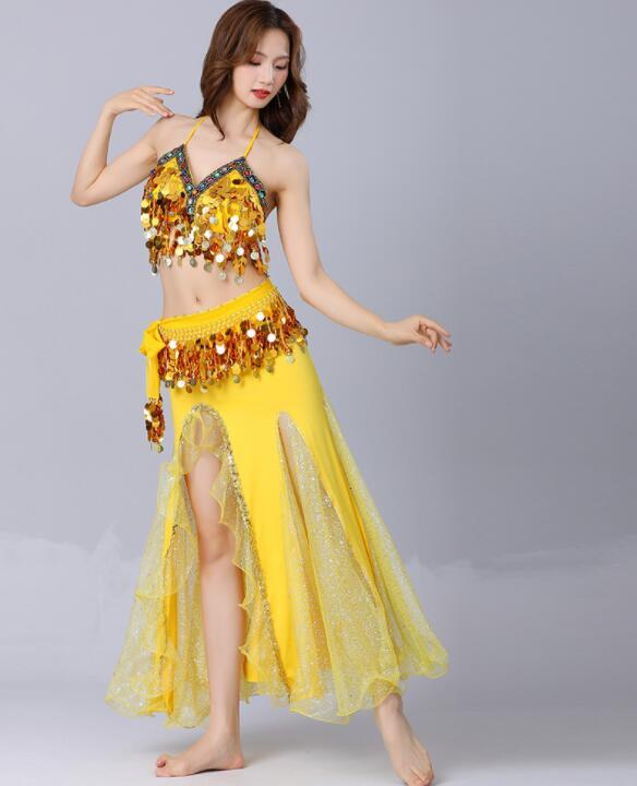 楽天市場】10色/ベリーダンス衣装/上下セット/3点セット/ベリーダンス