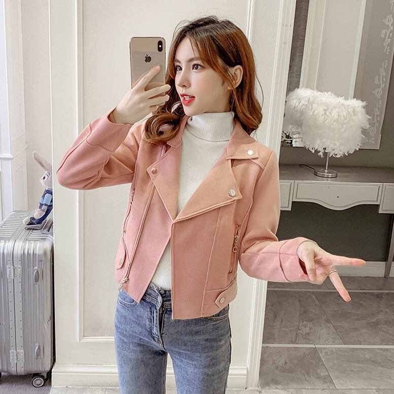 楽天市場】2color レディース ライダースジャケット アウター