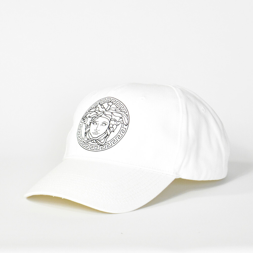 楽天市場】ヴェルサーチ キャップ メデューサ ブラック ホワイト