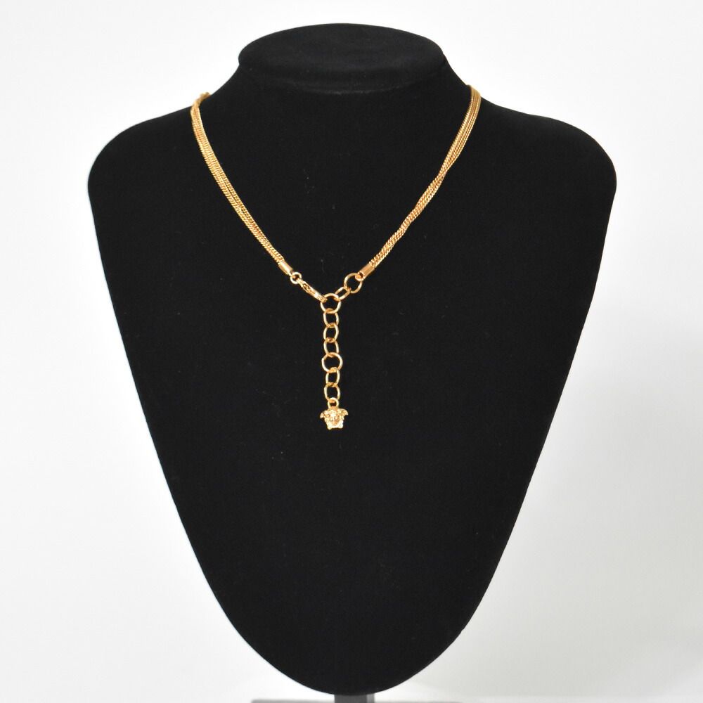 楽天市場】ヴェルサーチ ネックレス メデューサ 3連チェーン グレカ