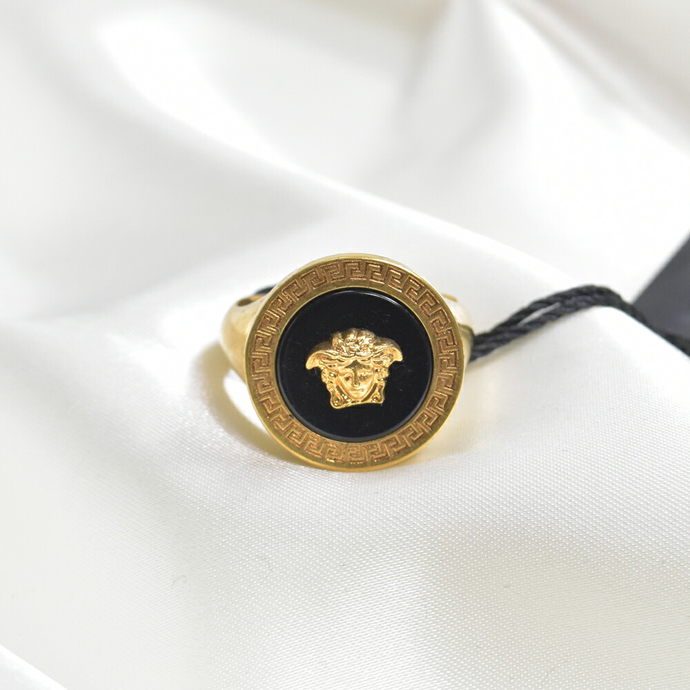 楽天市場】ヴェルサーチ 指輪 リング メンズ ゴールド ブラック