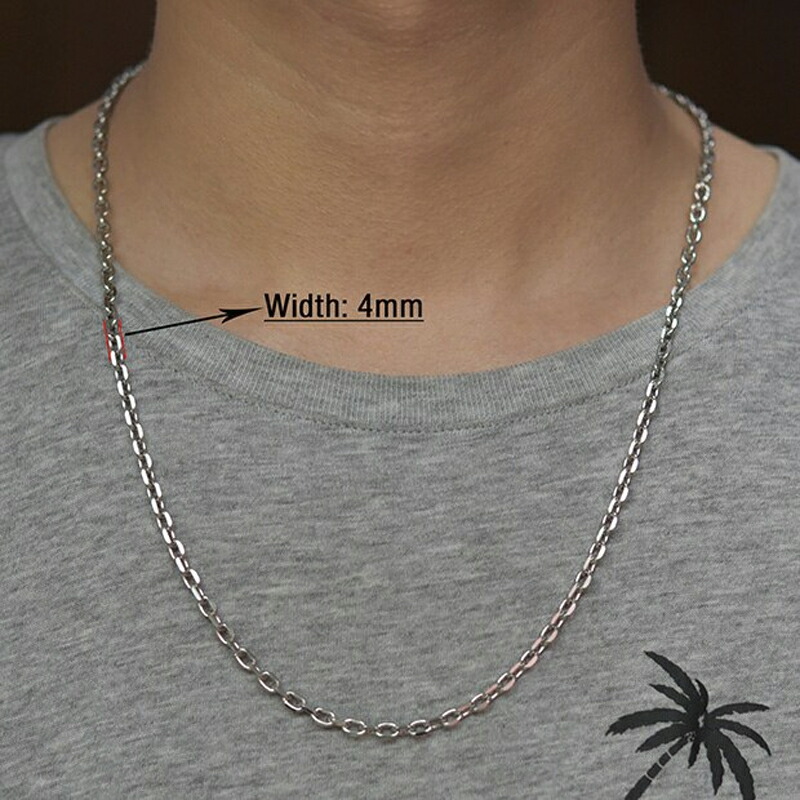 楽天市場】[サージカルステンレス316L製] 4面カット あずきチェーン