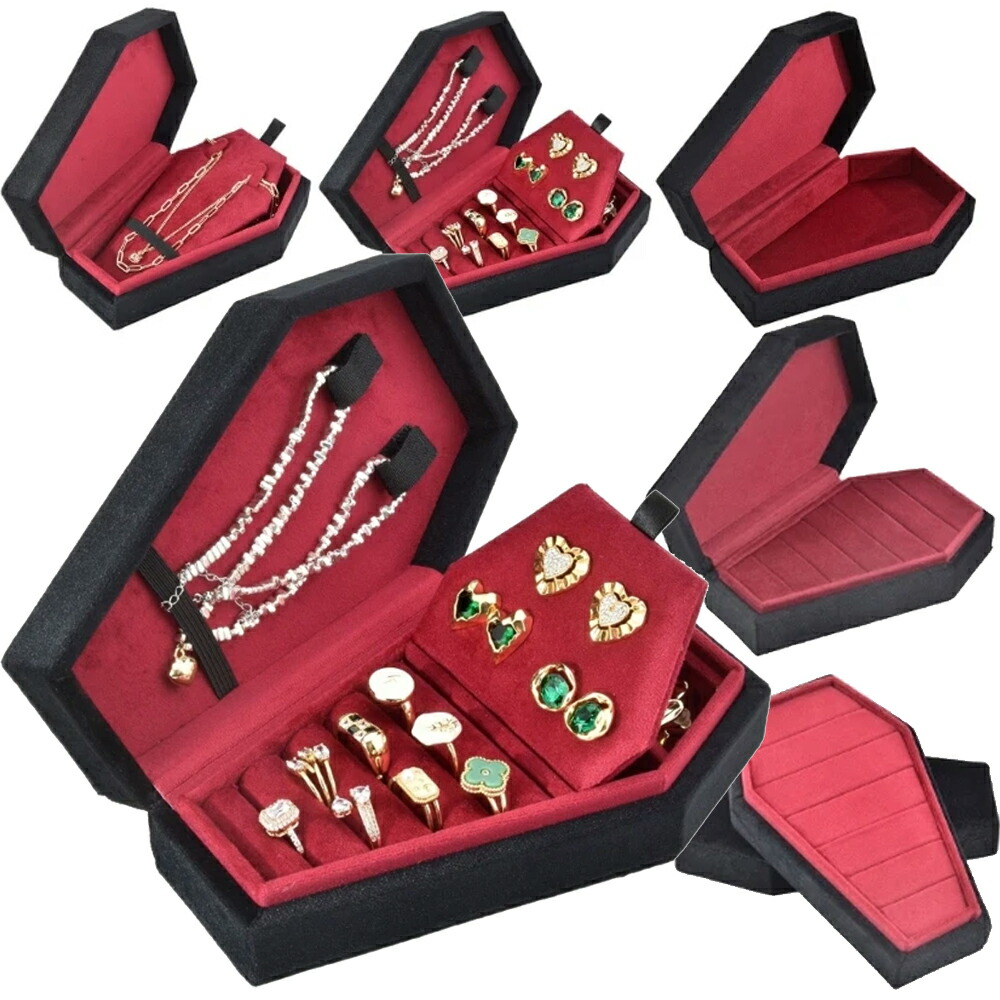 楽天市場】ドラキュラの棺 ジュエリーボックス 1個 ブラック 黒色 赤色