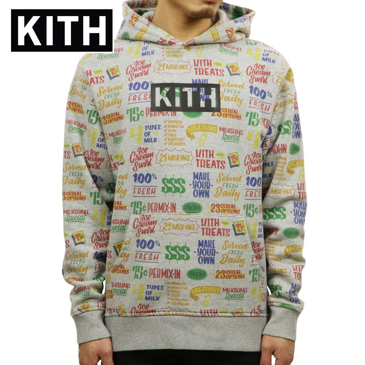 楽天市場】キス パーカー メンズ 正規品 KITH プルオーバーパーカー