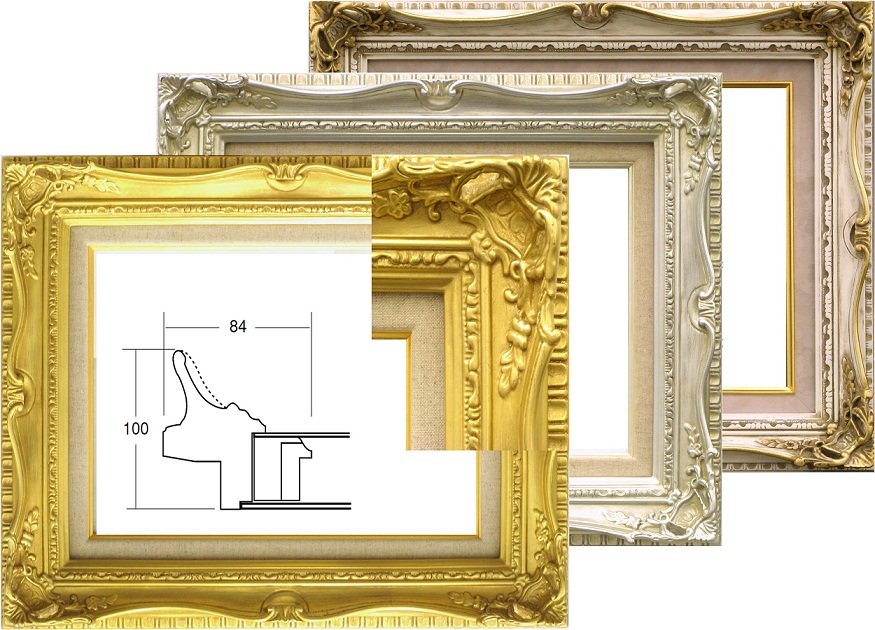 楽天市場】☆ルイ式☆油絵用額縁 SM（227×158）キャンバス用 7802 油額