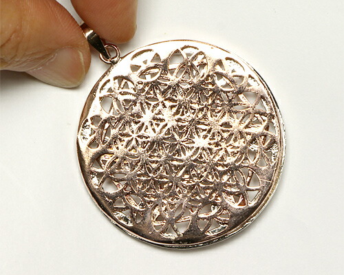 楽天市場】ペンダントトップ フラワー・オブ・ライフ（シルバー