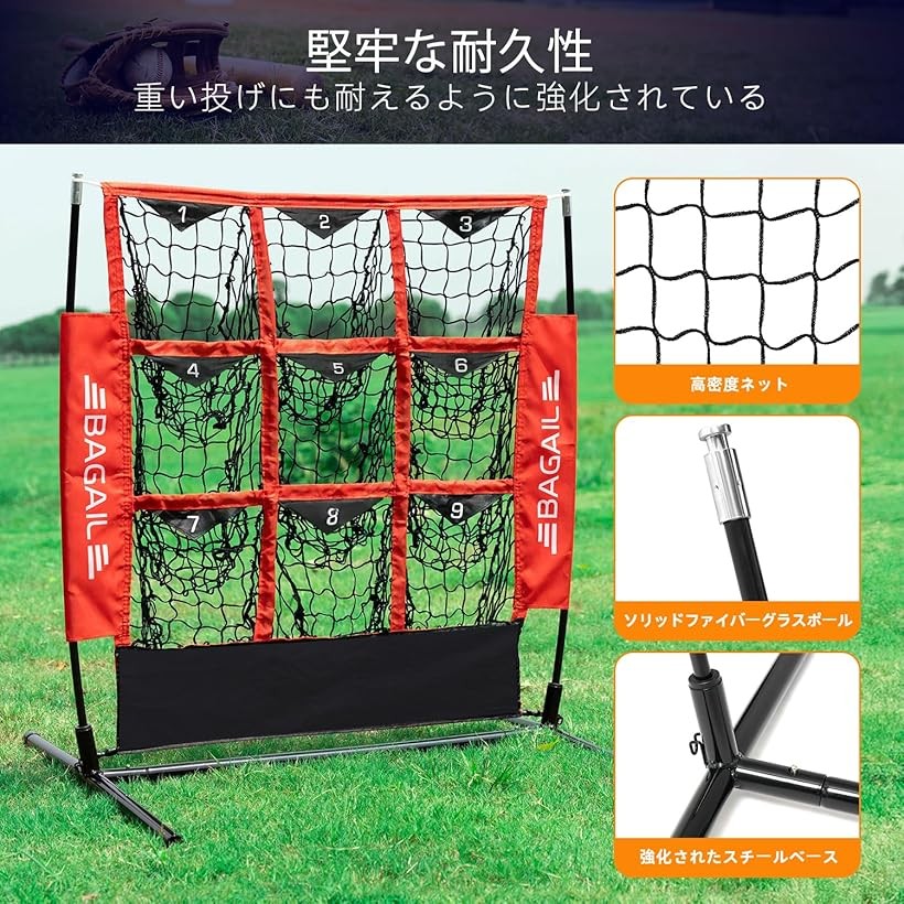 楽天市場】【楽天ランキング1位入賞】野球ネット ピッチングネット