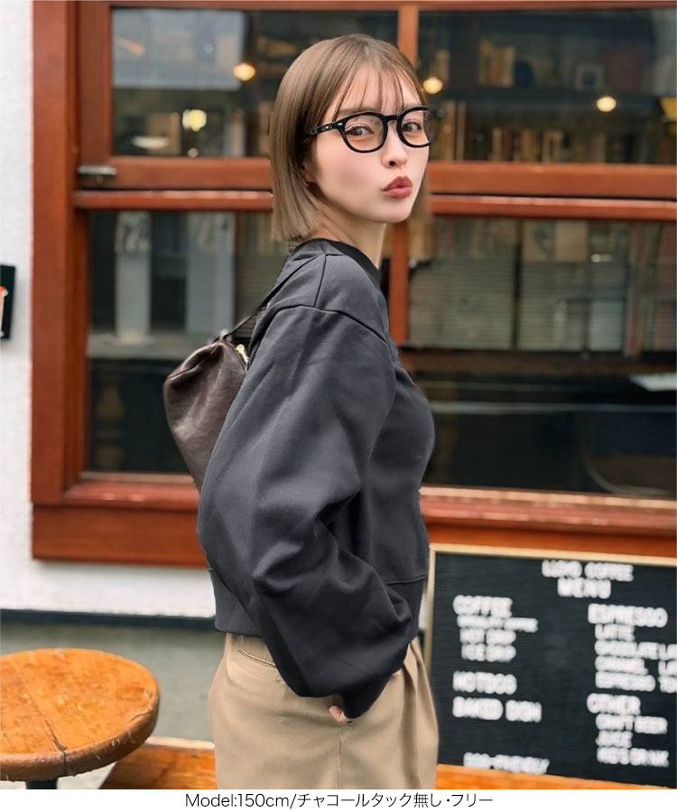 楽天市場】[ yuri.さんコラボ ] 刺繍入りスウェット トップス [C7349