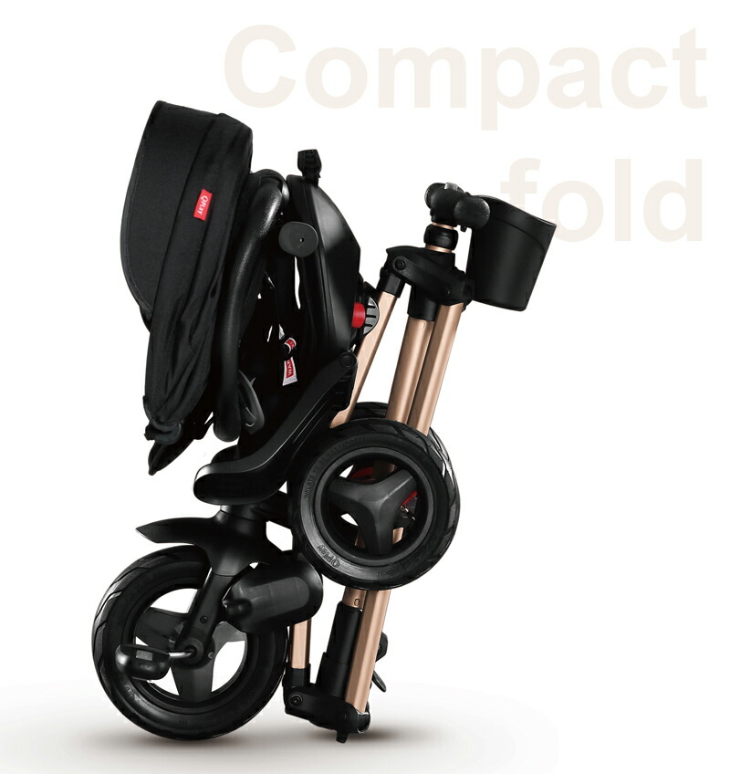 楽天市場】Q PLAY NOVA GOLD 限定モデル 三輪車 折りたたみ かじとり