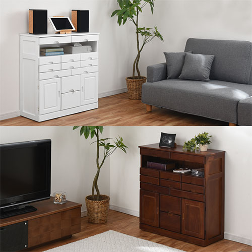 楽天市場】ファックス台 FAX台 引き出し いっぱい チェスト リビング