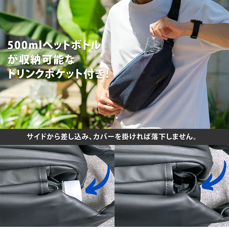 楽天市場】QUICK PACK ボディバッグ クイックパック NIG ショルダー