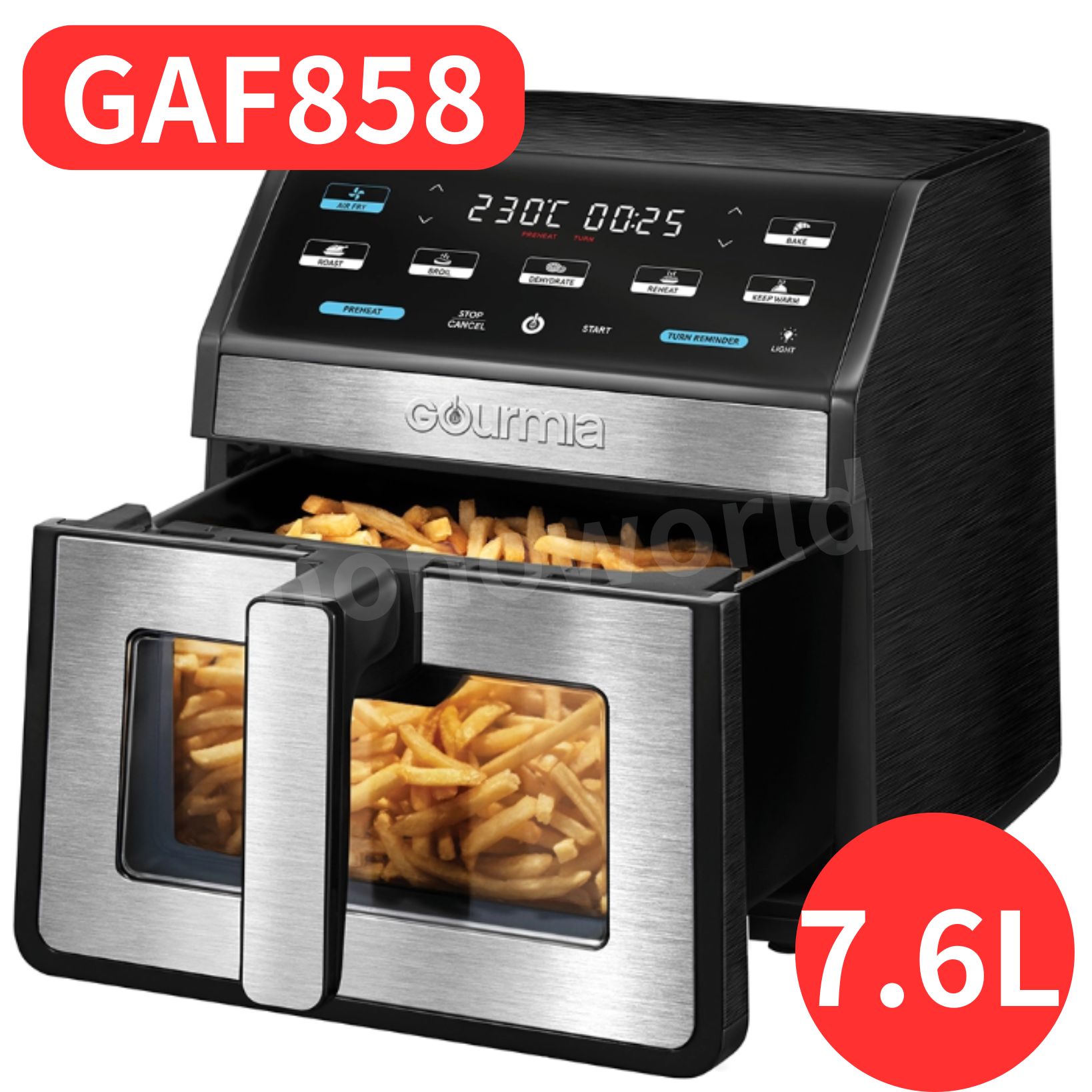 楽天市場】gourmia digital air fryer gaf698の通販