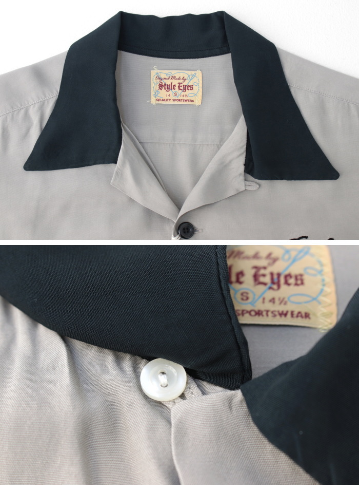 楽天市場】○スタイルアイズ STYLE EYES レーヨンボウリングシャツ
