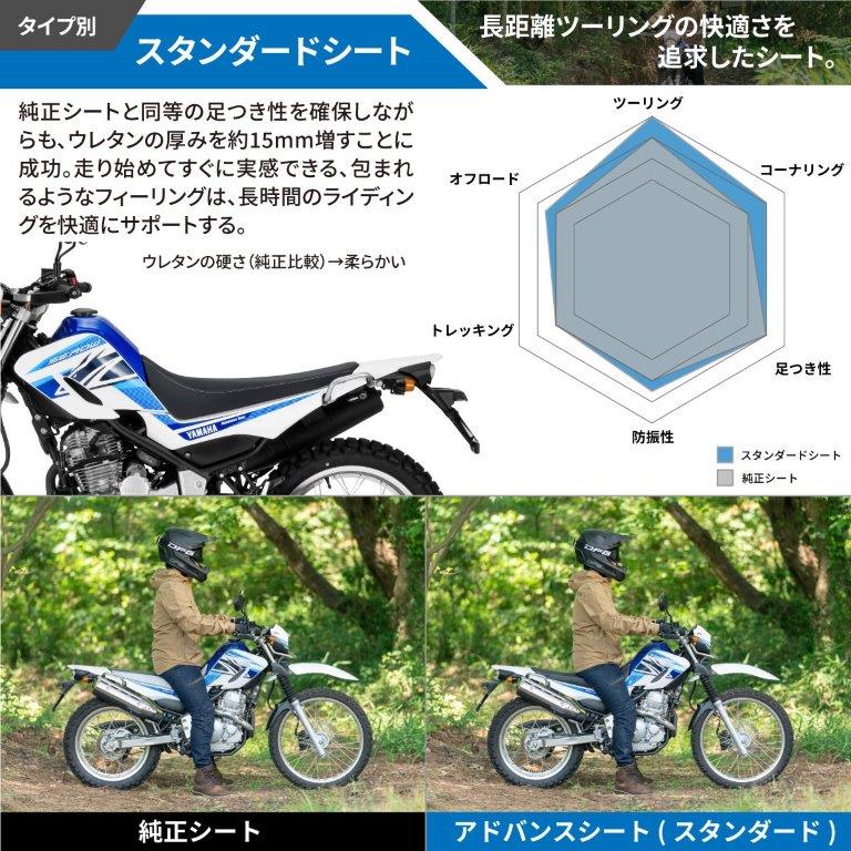 楽天市場】ZETA ジータ YAMAHA ヤマハ セロー250 XT250X アドバンス