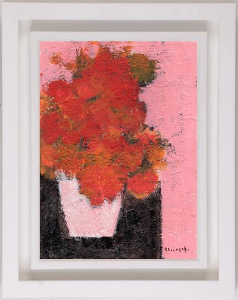 篠崎晴夫　Shinozaki Haruo FLOWERS キャンバスF3 サイン 篠崎晴夫 Shinozaki Haruo FLOWERS キャンバスF3 サイン 【公式通販】