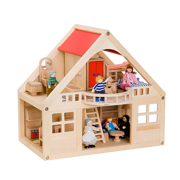 楽天市場】【送料無料】ボーネルンド マイドールハウスセット