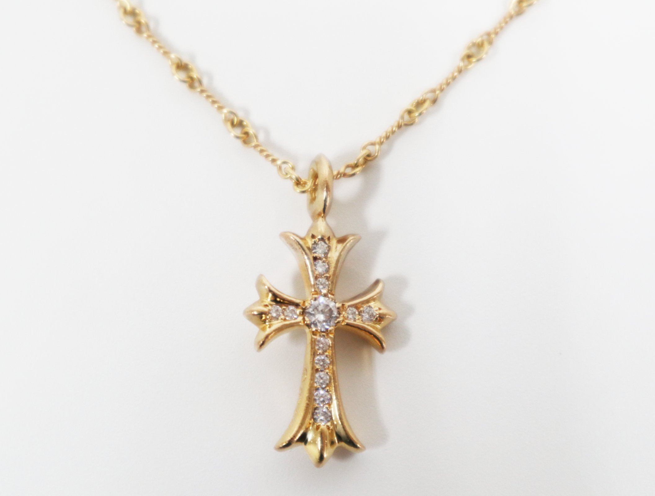 楽天市場】CHROME HEARTS クロムハーツ タイニーファットクロス パヴェ