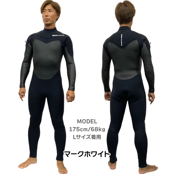 楽天市場】ボディグローブ ウェットスーツ セミドライ 25-26 BODY