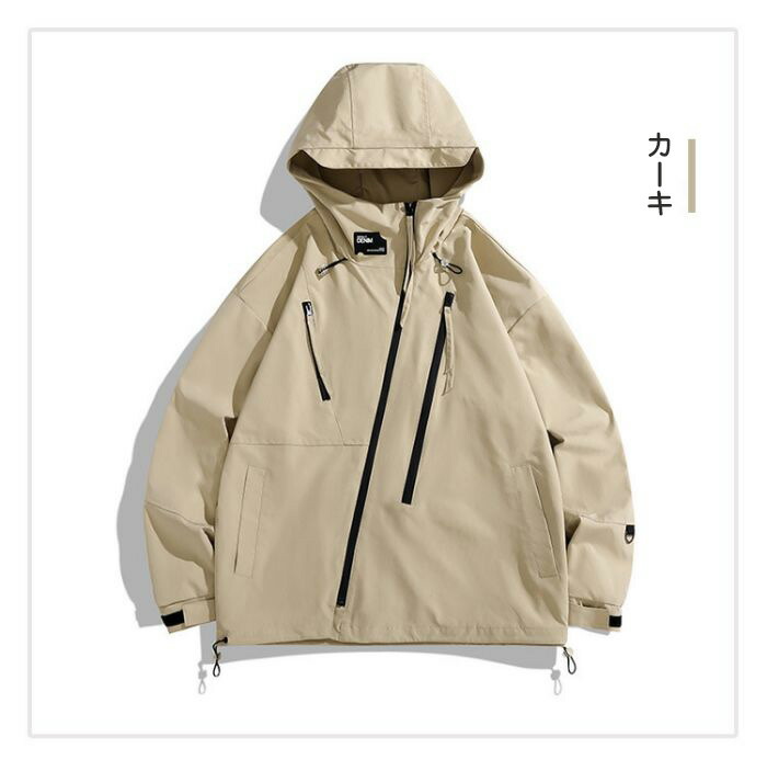 楽天市場】ジャケット メンズ 秋 春 冬 斜めのジップ ブルゾン