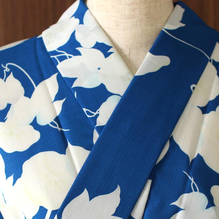 楽天市場】＼2点で3％OFFクーポン／[ 洗える 浴衣 ] おぼろ朝顔