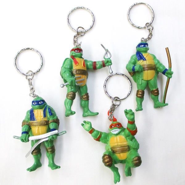 楽天市場】タートルズ フィギュアキーチェーン4pセット【ニンジャ