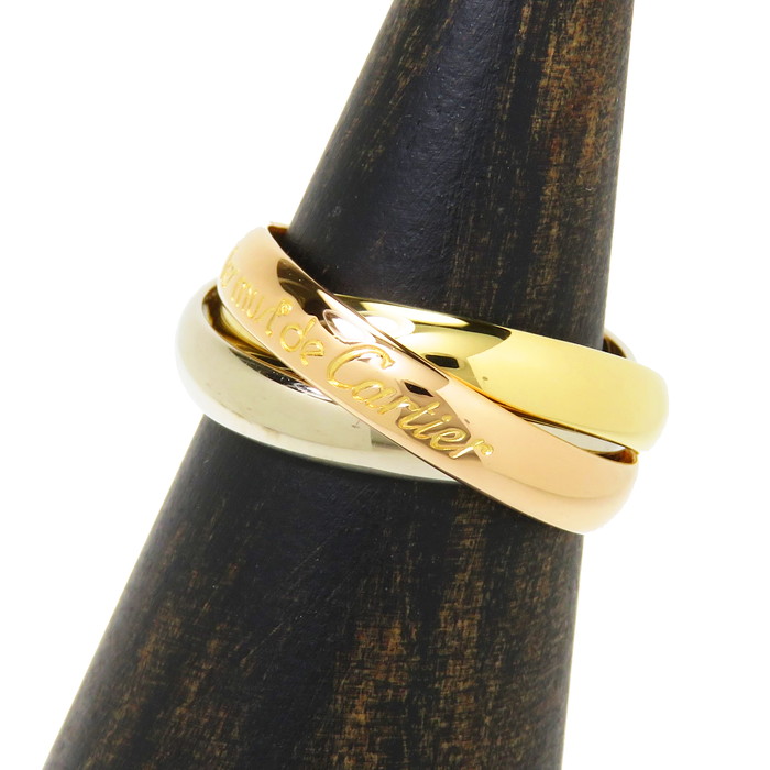 楽天市場】10号【CARTIER/カルティエ】 トリニティ 3連 シリアル刻印