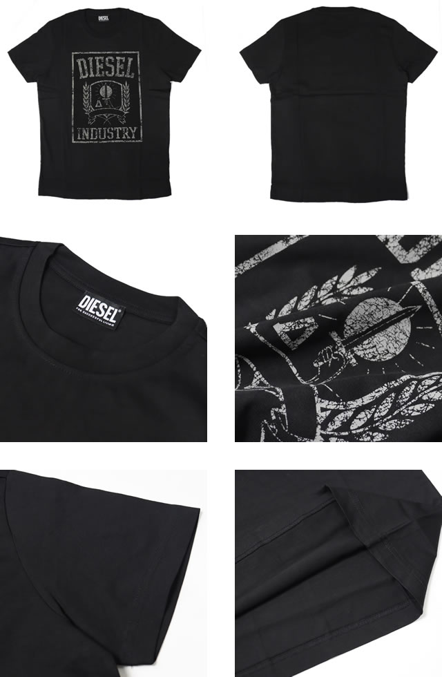 楽天市場】ディーゼル DIESEL Tシャツ メンズ 半袖 ロゴ クルーネック