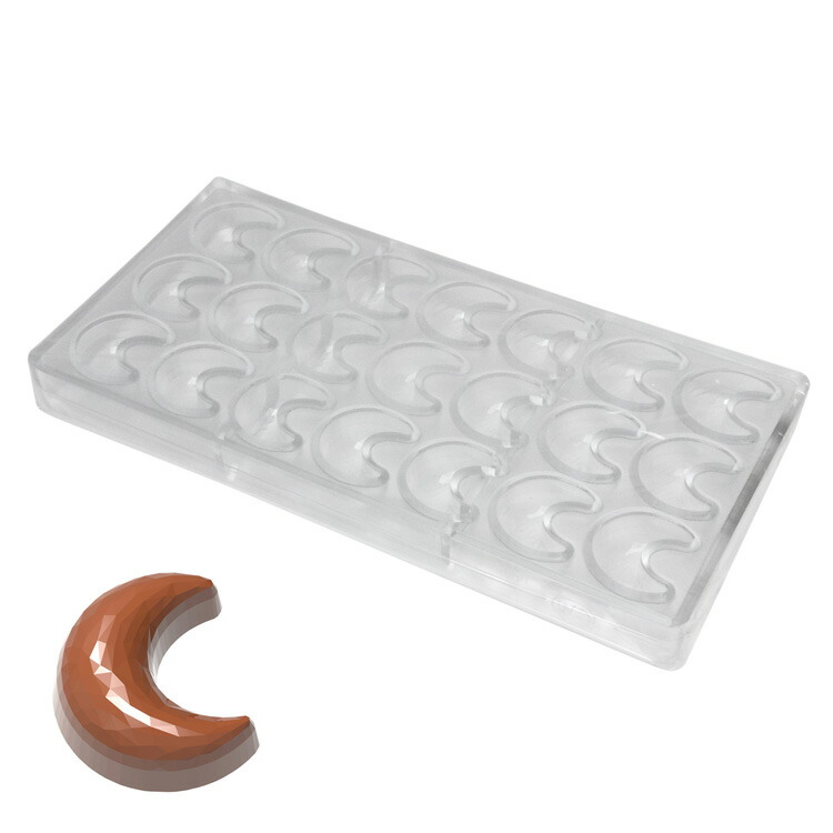 楽天市場】チョコレートワールド チョコ型 三日月 21個付き [1935