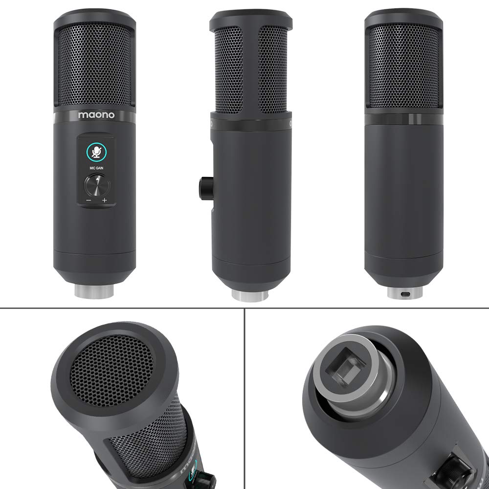 楽天市場】公式 MAONO「マオノ」 コンデンサーマイク PCマイク マイク