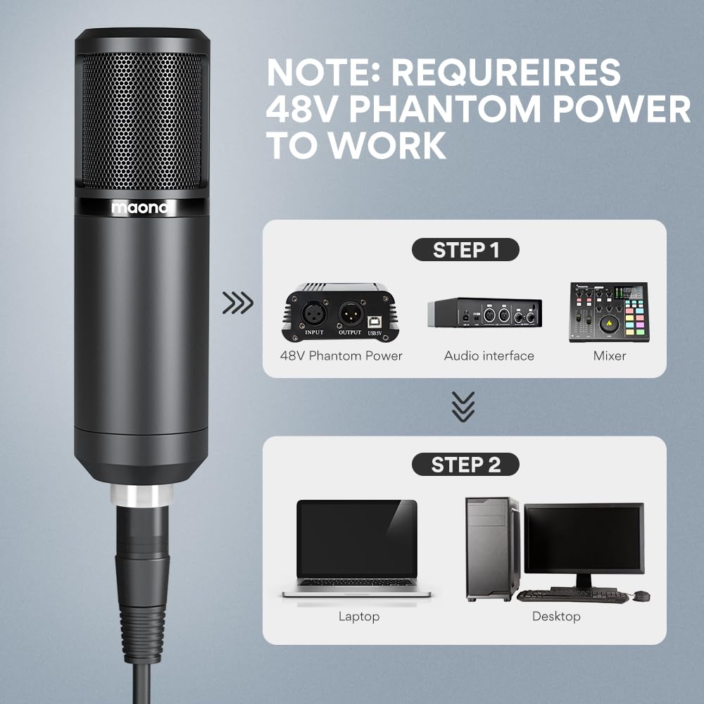 楽天市場】10% OFF! 公式 MAONO「マオノ」 XLR コンデンサーマイク