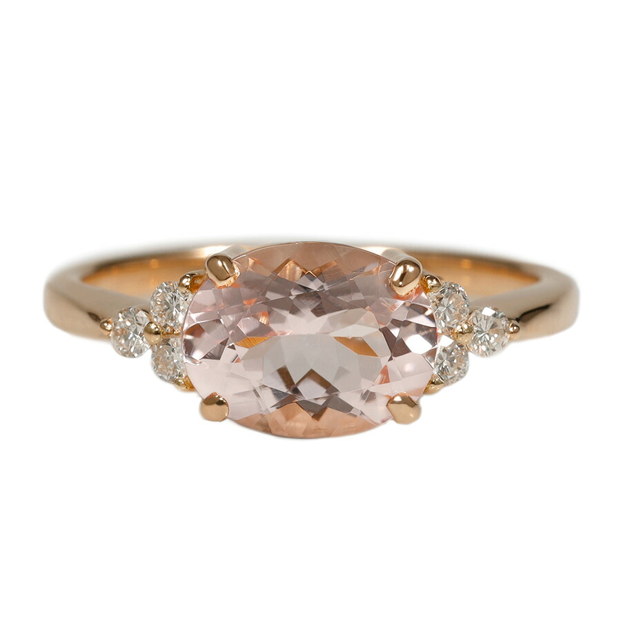 楽天市場】モルガナイト リング 1.5カラット ダイヤモンド 指輪