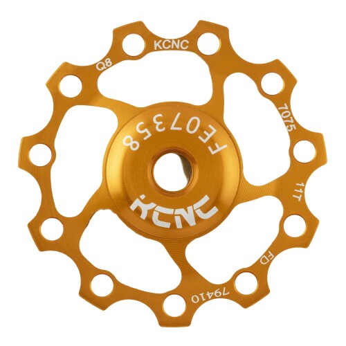 楽天市場】KCNC ディレーラー パーツ ジョッキーホイール 11T レッドの通販