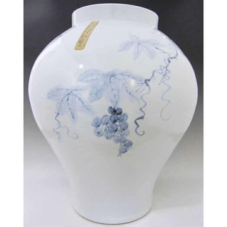 楽天市場】李朝 青花葡萄文白磁大壺 高さ約52cm 韓国 美術 朝鮮 希少