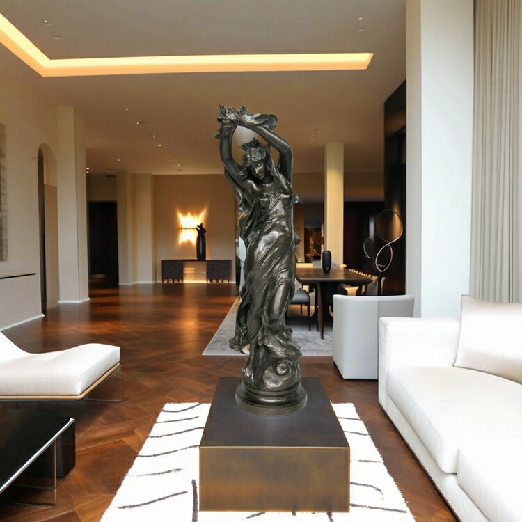 楽天市場】ブロンズ 女性像 H82cm 銅像 存在感のある ヴィーナス