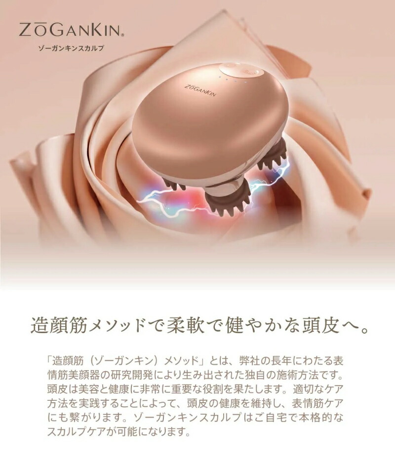 楽天市場】【正規品】 ゾーガンキンスカルプ EMS ヘッドスパ ZOGANKIN