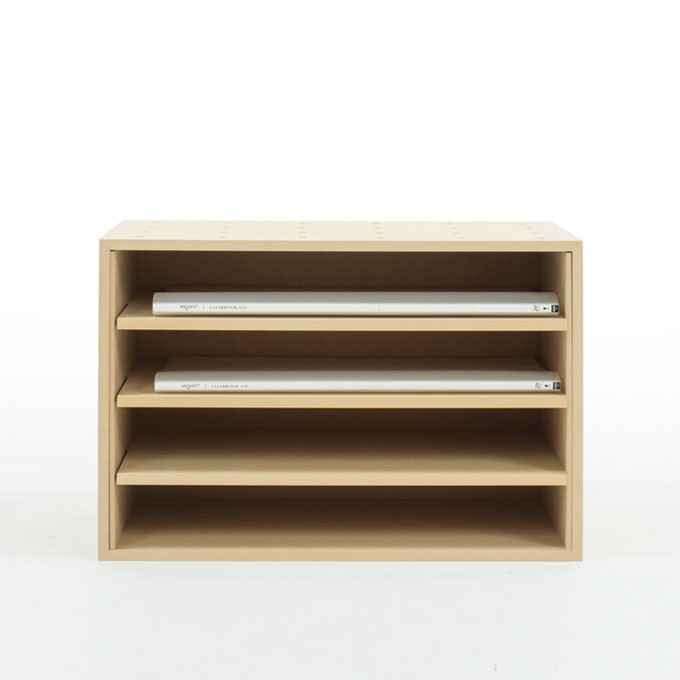 楽天市場】書類 収納 A3 ファイル 収納ボックス 書類ケース 平置き4段