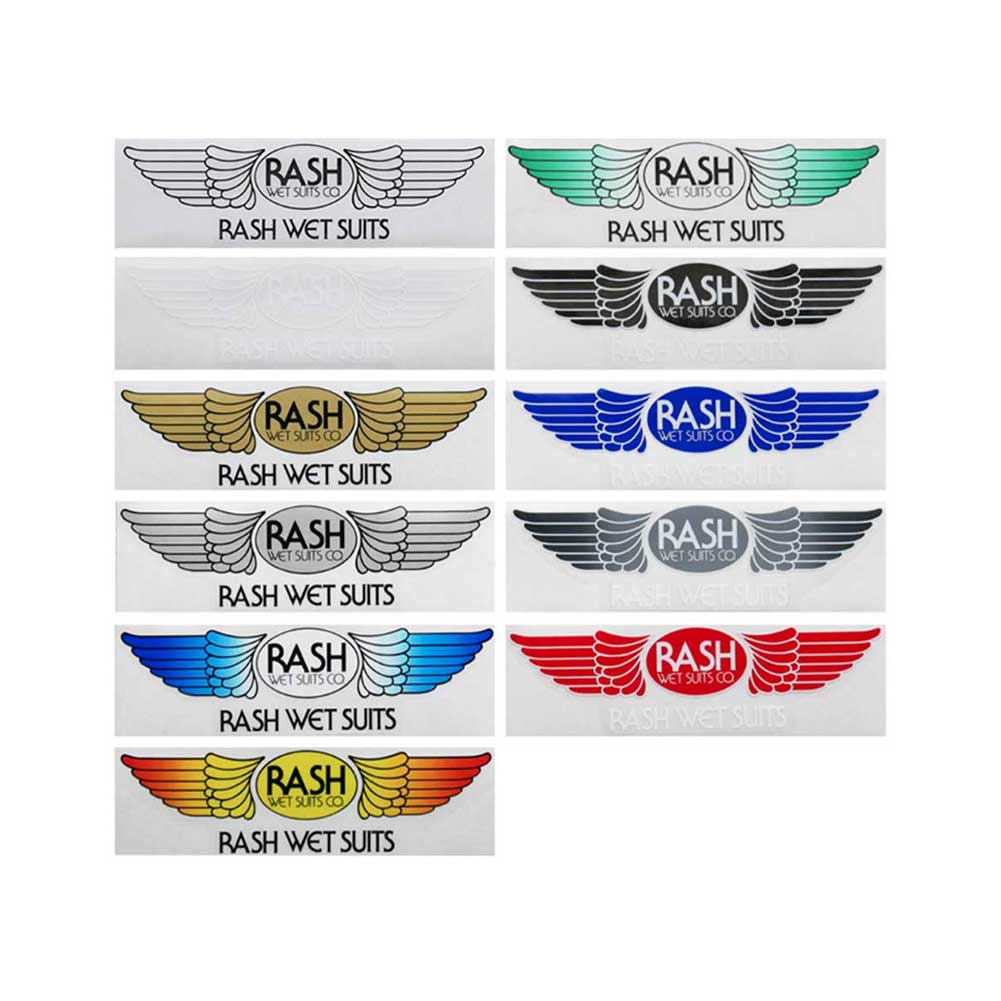 楽天市場】【25日 全商品 ポイント 2倍】 RASH ラッシュ 羽ステッカー