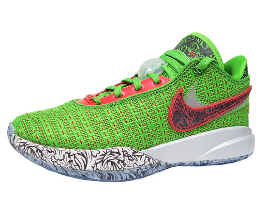 楽天市場】NIKE LEBRON XX 20 GS GREEN APPLE/REFLECT SILVER ナイキ