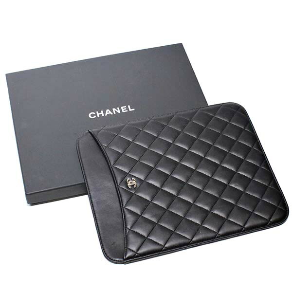 楽天市場】シャネル CHANEL マトラッセ iPadケース ラムスキン 革