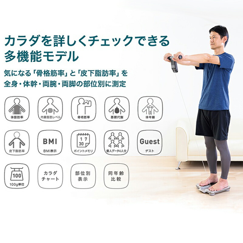 楽天市場】【2/25限定2人に1人最大100%P】オムロン 体重体組成計 HBF