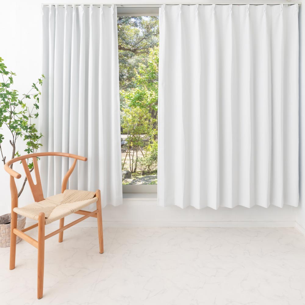 楽天市場】カーテン 白 無地 遮光 オーダー 出窓 小窓 腰高窓 おしゃれ