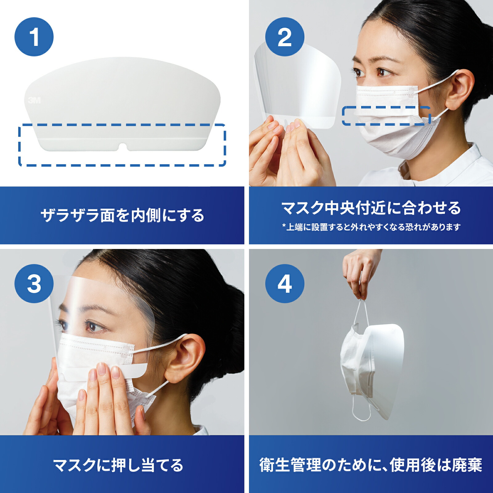 楽天市場】【国内正規品】3M マスクにくっつくアイガード EAG-1M