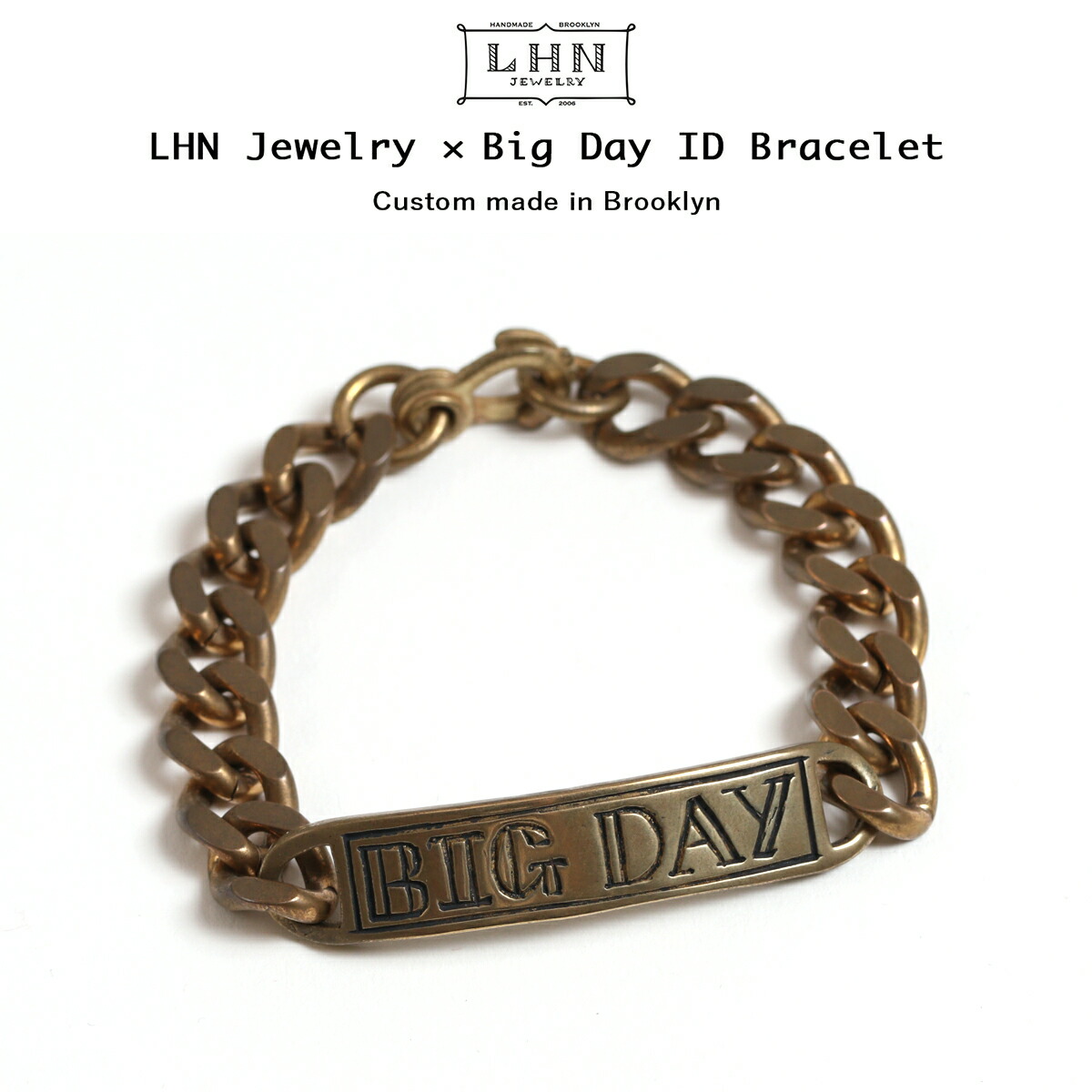 楽天市場】LHN Jewelry×BigDay Clothing ”BIG DAY” ID ブラス