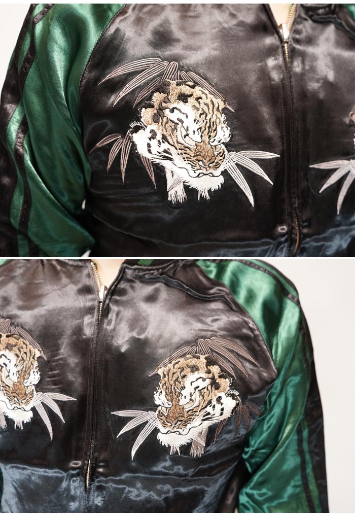 楽天市場】花旅楽団 ハナタビガクダン 和柄 スカジャン メンズ 総刺繍