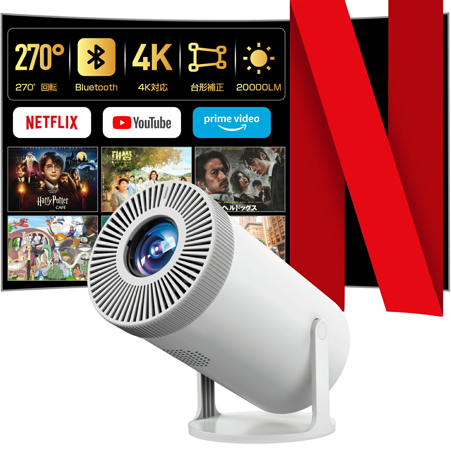 楽天市場】☆2/25限定10倍P＆2500円OFF☆Alprojec プロジェクター 小型