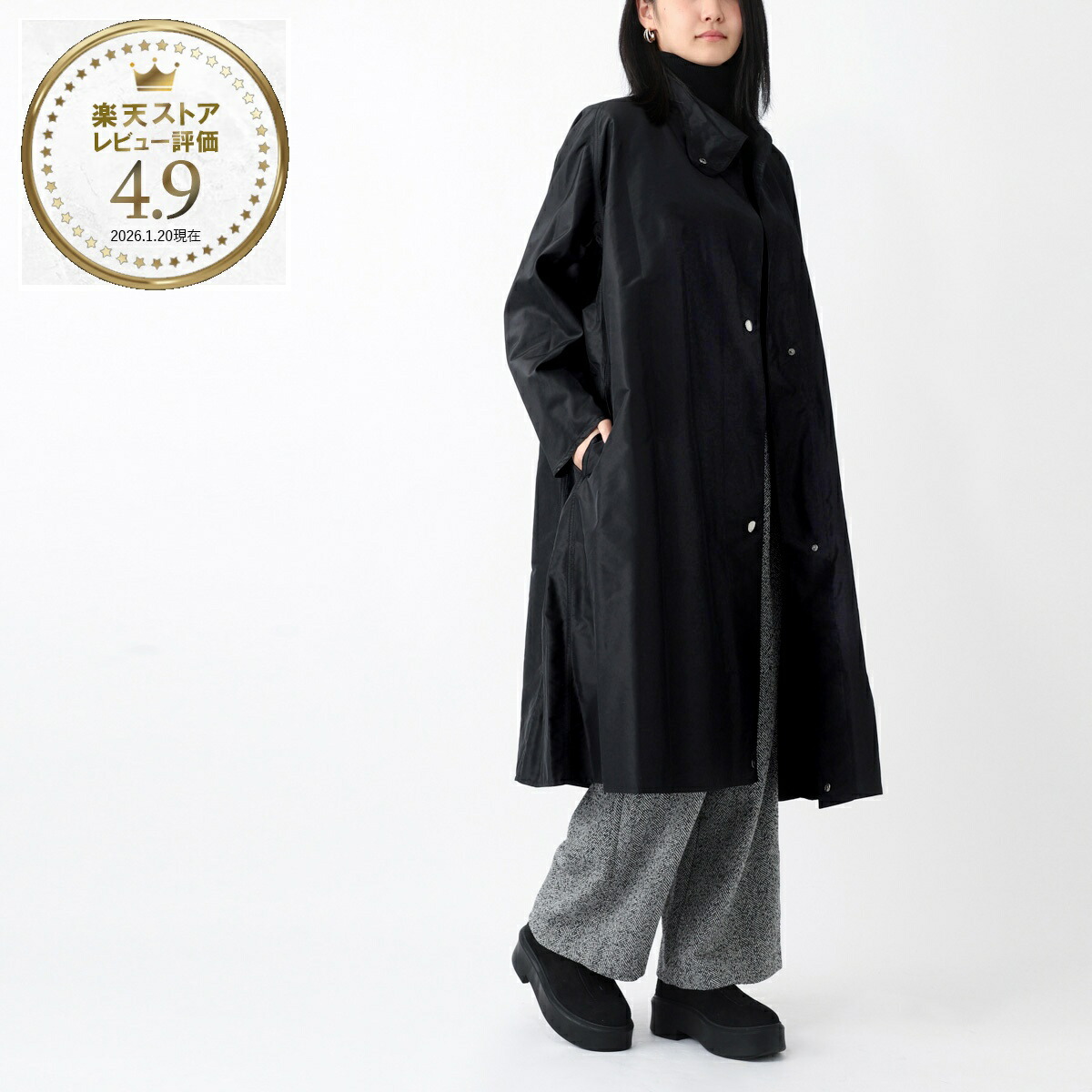 楽天市場】ザ ロウ THE ROW ロングコート ブラック レディース 8304