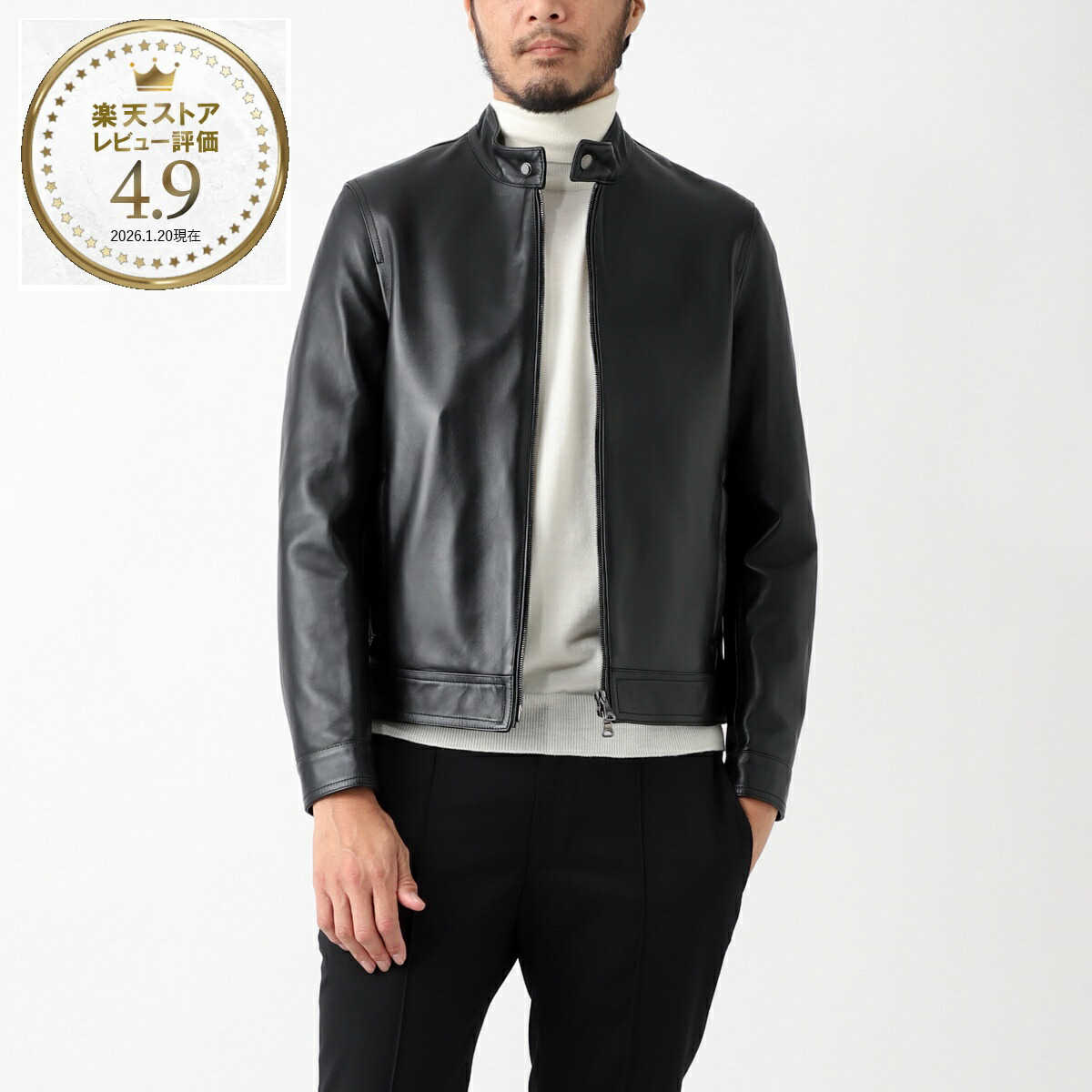 楽天市場】エンメティ EMMETI レザージャケット ライダースジャケット