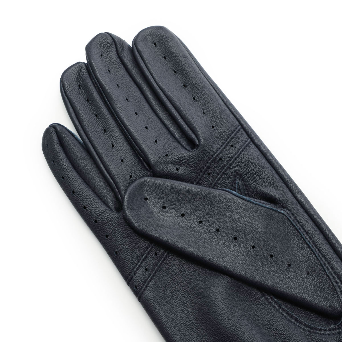 DENTS ドライビンググローブ フィンガーレス ヘアシープレザー DENTS