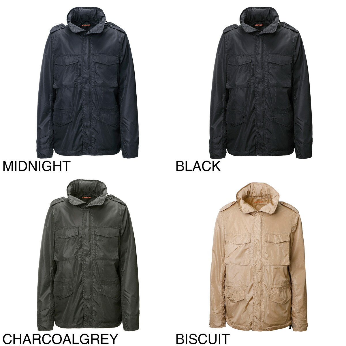 楽天市場】アスペジ ASPESI フィールドジャケット パッカブルナイロン